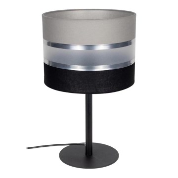 Bordslampa CORAL 1xE27/60W/230V svart/grå