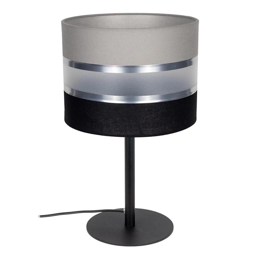 Bordslampa CORAL 1xE27/60W/230V svart/grå