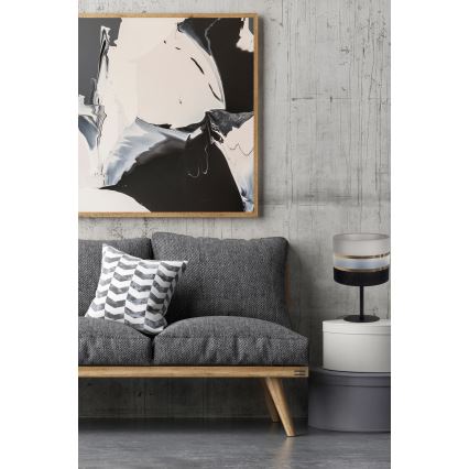 Bordslampa CORAL 1xE27/60W/230V svart/grå