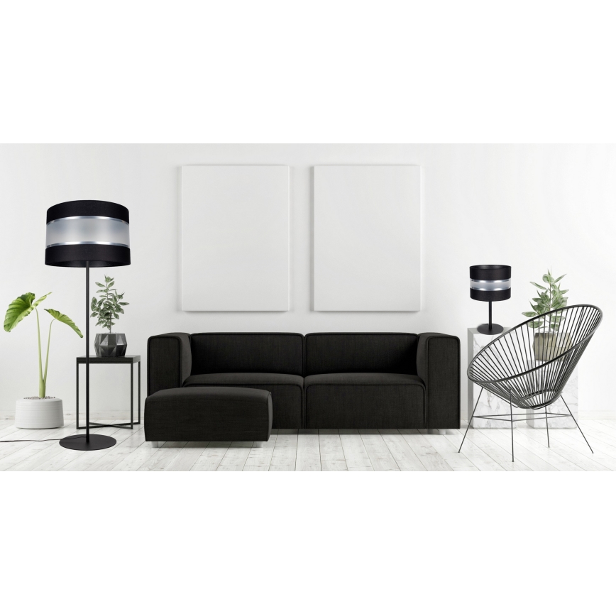 Bordslampa CORAL 1xE27/60W/230V svart