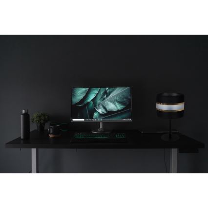 Bordslampa CORAL 1xE27/60W/230V svart
