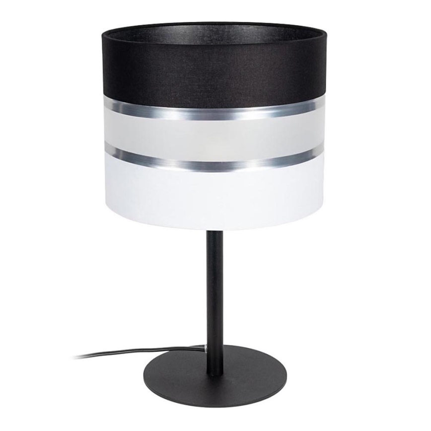 Bordslampa CORAL 1xE27/60W/230V svart/vit