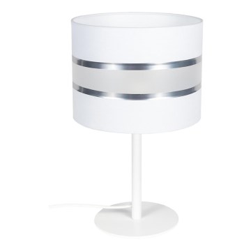 Bordslampa CORAL 1xE27/60W/230V vit