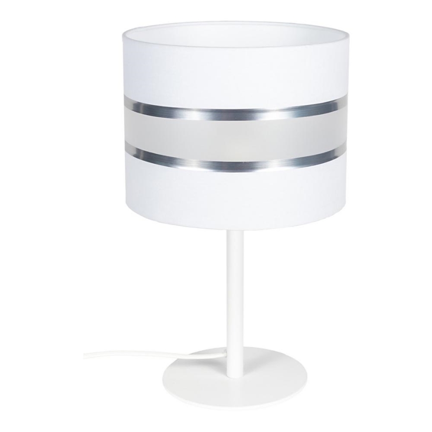 Bordslampa CORAL 1xE27/60W/230V vit