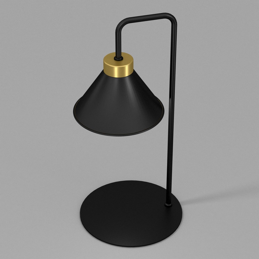 Bordslampa DEMET 1xE27/15W/230V svart/guld