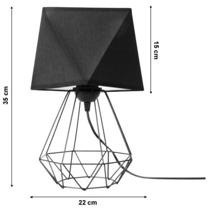 Bordslampa DIAMENT 1xE27/60W/230V