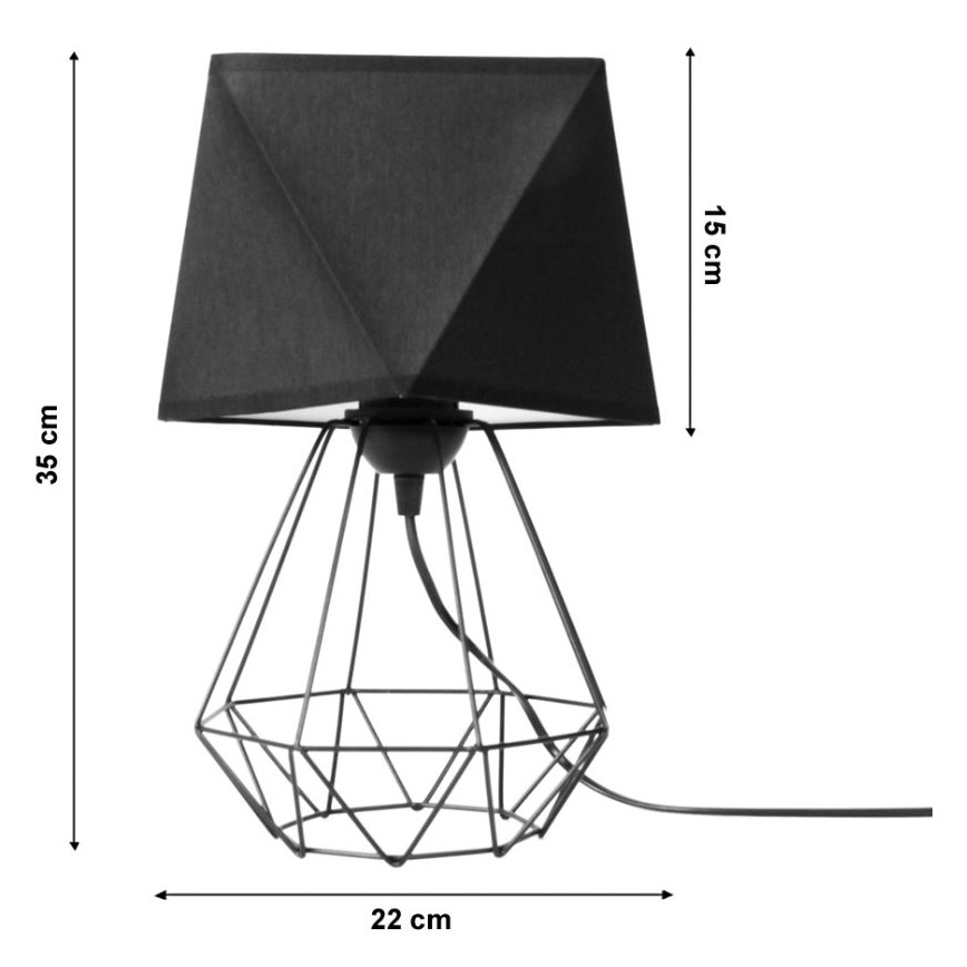 Bordslampa DIAMENT 1xE27/60W/230V