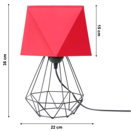 Bordslampa DIAMENT 1xE27/60W/230V