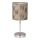 Bordslampa EMILY 1xE14/40W/230V beige/skinande krom