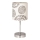 Bordslampa EMILY 1xE14/40W/230V grädde/skinande krom