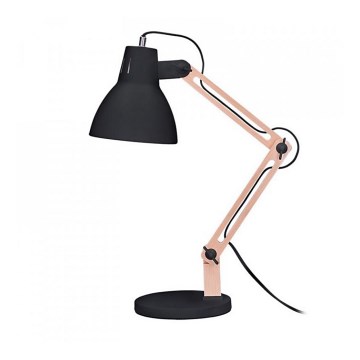 Bordslampa FALUN 1xE27/25W/230V svart/ek