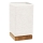 Bordslampa FIRE 1xE27/25W/230V ek/beige ek