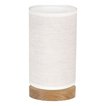 Bordslampa FIRE 1xE27/25W/230V ek/beige ek
