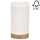 Bordslampa FIRE 1xE27/25W/230V tall/beige- FSC-certifierad