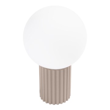 Bordslampa HALO 1xG9/8W/230V diameter 12 cm beige