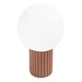 Bordslampa HALO 1xG9/8W/230V diameter 12 cm brun