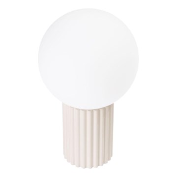 Bordslampa HALO 1xG9/8W/230V diameter 12 cm grädde