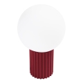 Bordslampa HALO 1xG9/8W/230V diameter 12 cm röd