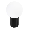 Bordslampa HALO 1xG9/8W/230V diameter 12 cm svart