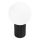 Bordslampa HALO 1xG9/8W/230V diameter 12 cm svart