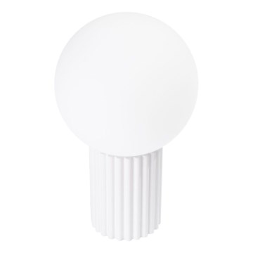 Bordslampa HALO 1xG9/8W/230V diameter 12 cm vit