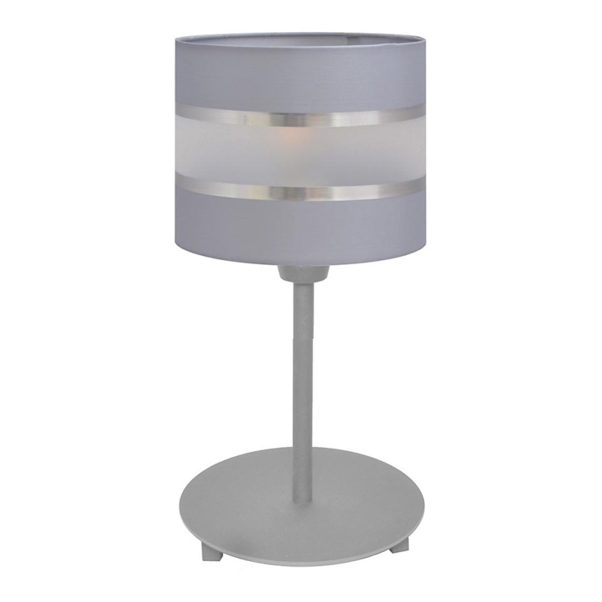Bordslampa HELEN 1xE27/15W/230V grå/silver