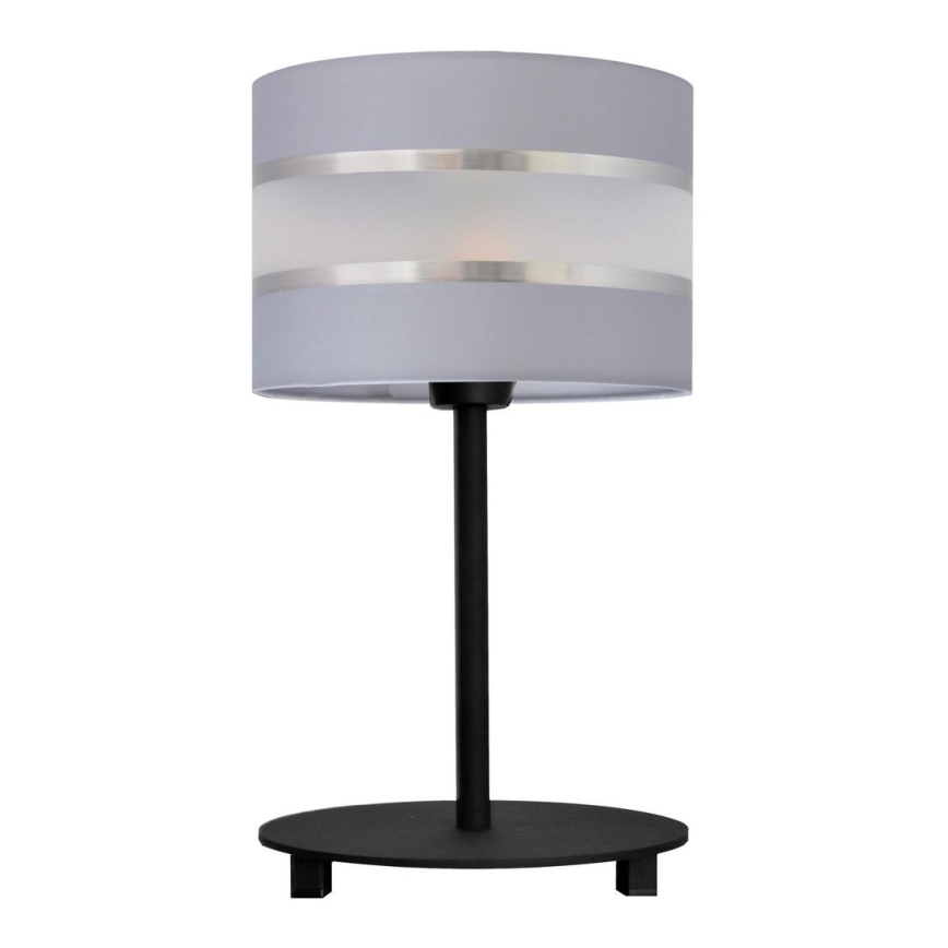 Bordslampa HELEN 1xE27/15W/230V grå/svart