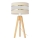 Bordslampa HELEN 1xE27/15W/230V grädde/guld/tall