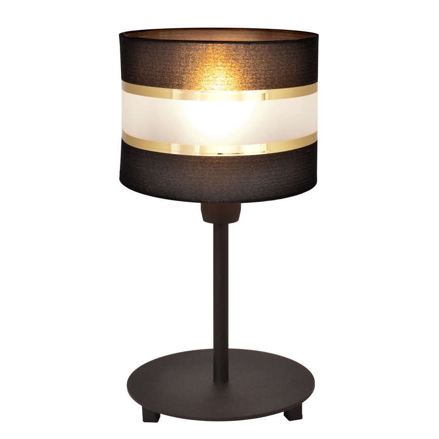 Bordslampa HELEN 1xE27/15W/230V svart/gyllene