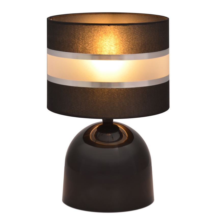 Bordslampa HELEN 1xE27/15W/230V svart/silver
