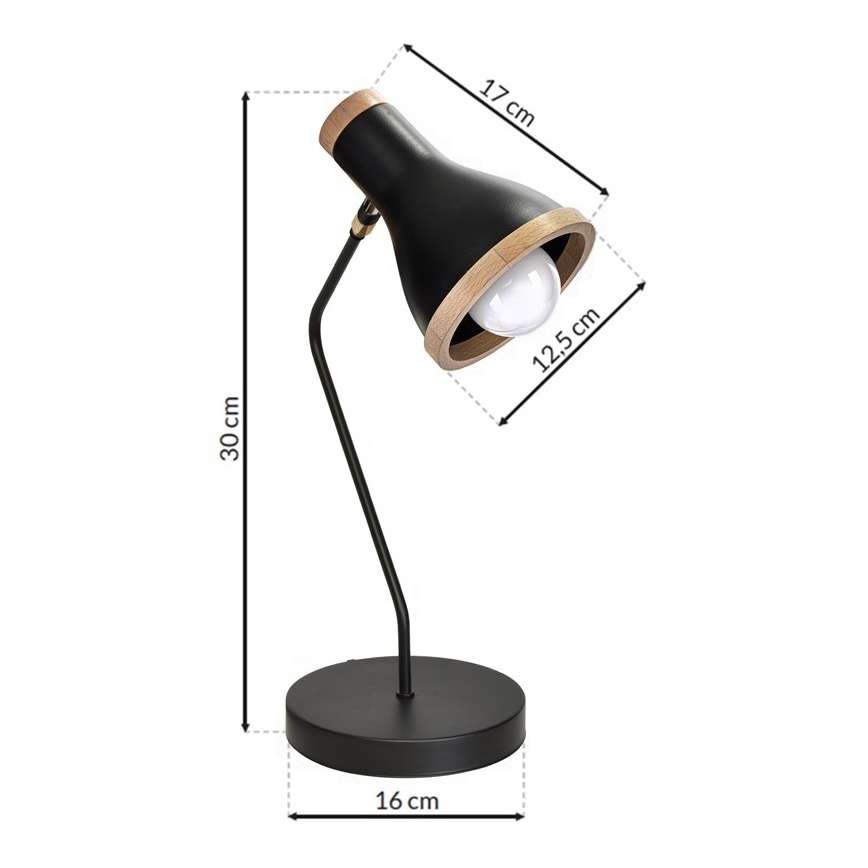 Bordslampa HOLLY 1xE27/60W/230V