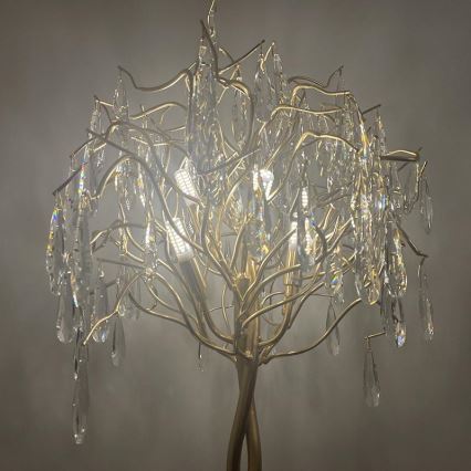Bordslampa i kristall 5xG9/40W/230V guld