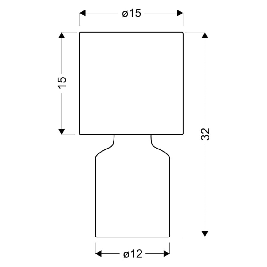 Bordslampa INER 1xE14/40W/230V beige