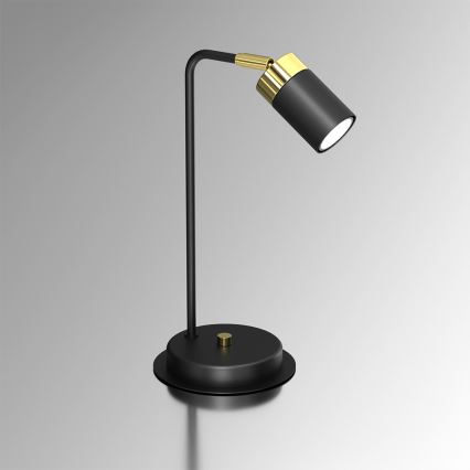 Bordslampa  JOKER 1xGU10/25W/230V svart /gyllene