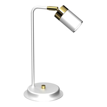 Bordslampa  JOKER 1xGU10/25W/230V vit /gyllene 