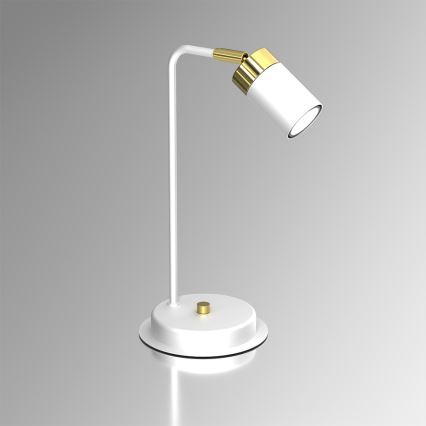 Bordslampa  JOKER 1xGU10/25W/230V vit /gyllene 