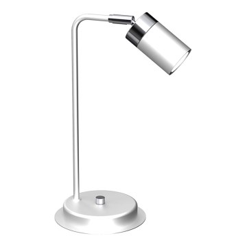 Bordslampa  JOKER 1xGU10/25W/230V vit /skinande krom