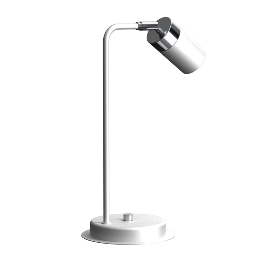 Bordslampa  JOKER 1xGU10/25W/230V vit /skinande krom