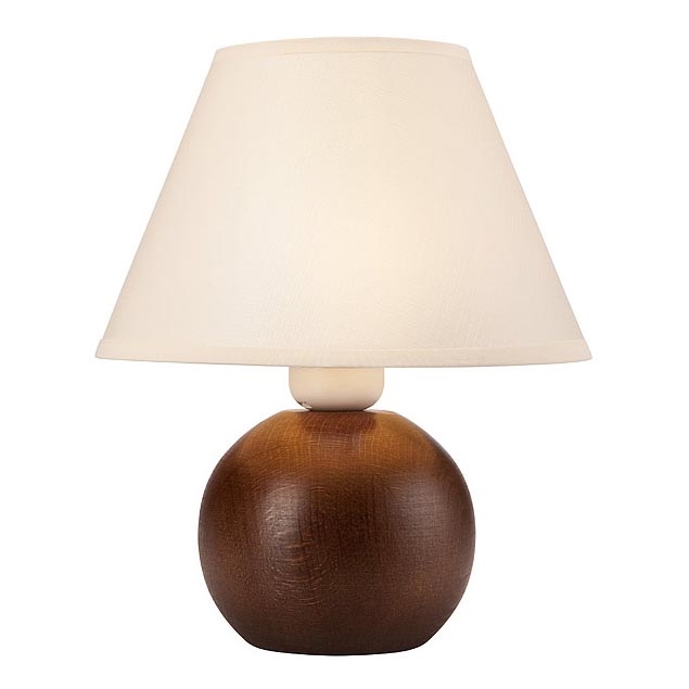 Bordslampa JUTA 1xE27/60W/230V bok - FSC certifierade