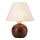 Bordslampa JUTA 1xE27/60W/230V bok - FSC certifierade