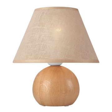 Bordslampa JUTA 1xE27/60W/230V ek/beige