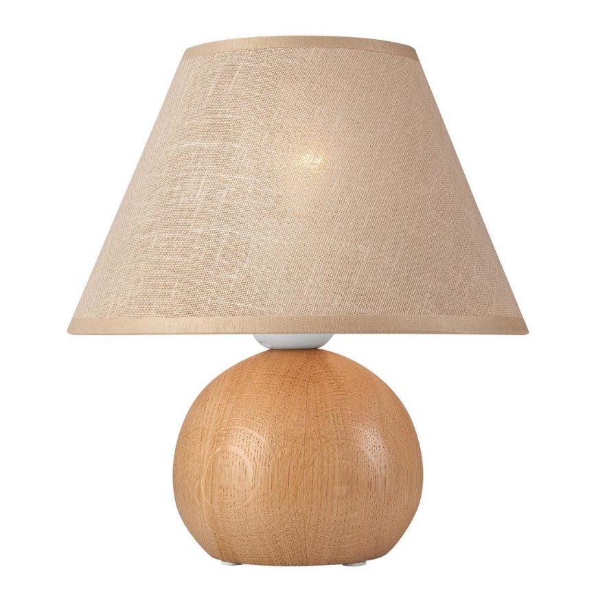 Bordslampa JUTA 1xE27/60W/230V ek/beige