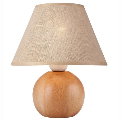 Bordslampa JUTA 1xE27/60W/230V bok - FSC certifierade
