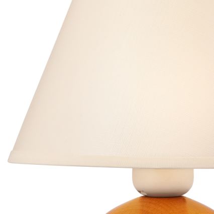 Bordslampa JUTA 1xE27/60W/230V bok - FSC certifierade