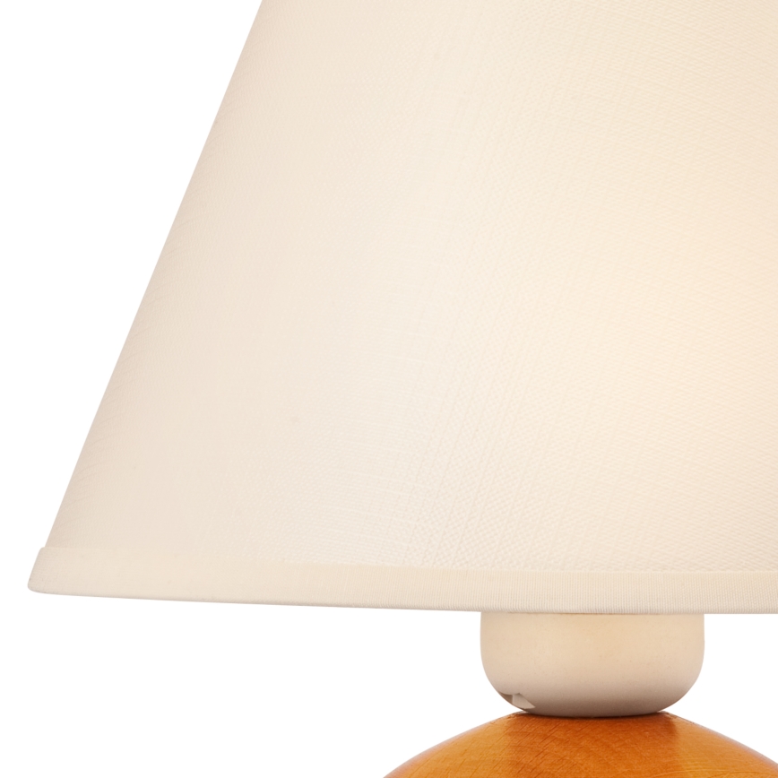 Bordslampa JUTA 1xE27/60W/230V bok - FSC certifierade