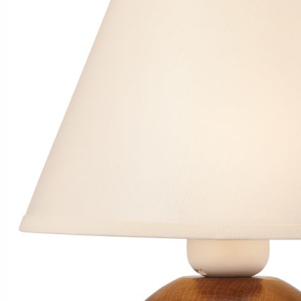 Bordslampa JUTA 1xE27/60W/230V bok - FSC certifierade