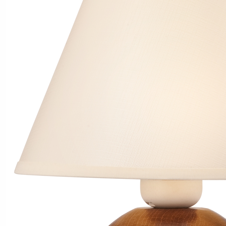Bordslampa JUTA 1xE27/60W/230V bok - FSC certifierade