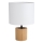 Bordslampa KRETA 1xE27/25W/230V tall/vit