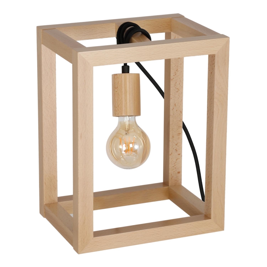 Bordslampa LEGNO 1xE27/60W/230V