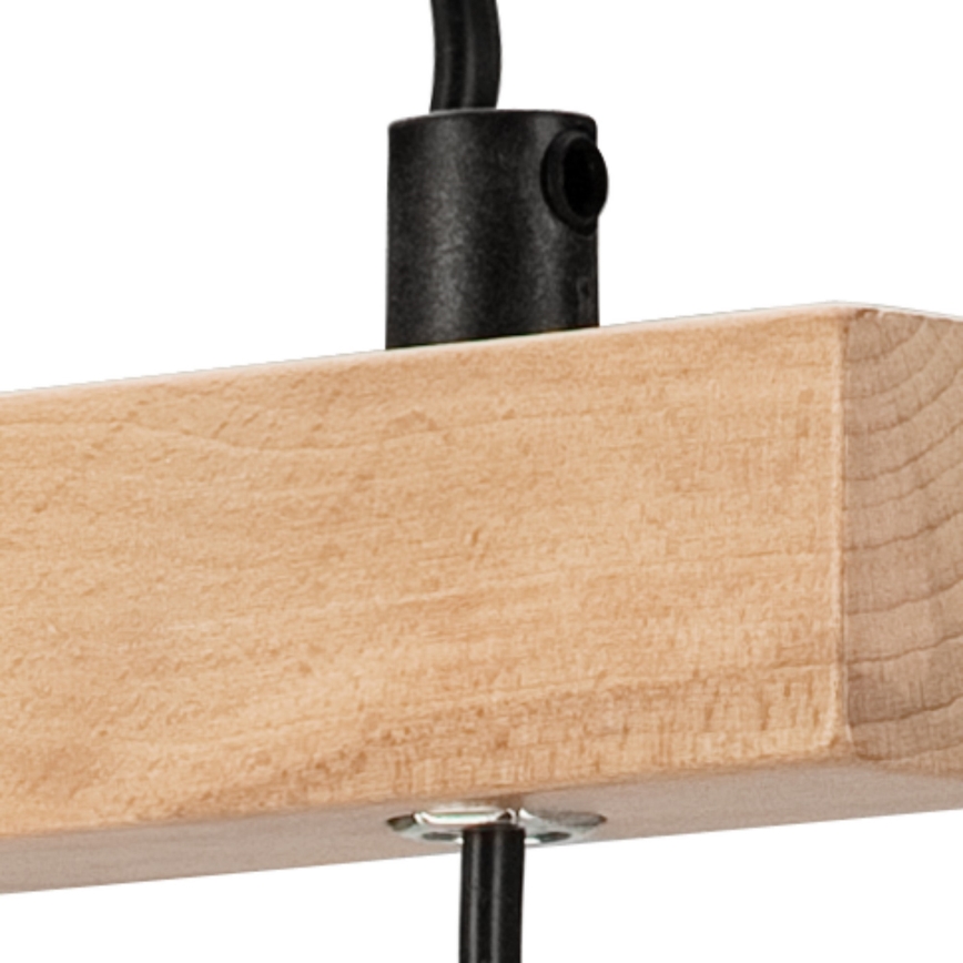 Bordslampa LEON 1xE27/60W/230V bok - FSC certifierade